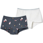 ♕Лот 1 шт♕ Трусики для дівчинки з органічної бавовни, Tchibo (Німеччина) розмір 122-128,білий