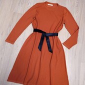 Вязаное платье миди р.3XL/4xL. Новое!