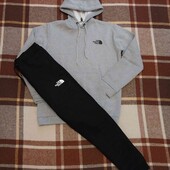 Теплий зимовий спортивний костюм на флісі the north face
