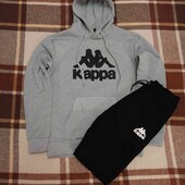 Теплий зимовий спортивний костюм на флісі Kappa