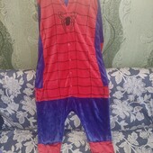 Великий теплий велсофт кігурумі чоловічок спайдермен