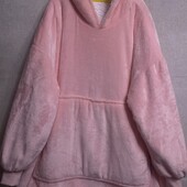 Женская очень теплая туника плед большого размера, отличного качества