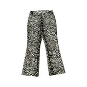 Штани кльош з леопардовим принтом