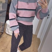 Женский теплый вязаный свитер на выбор