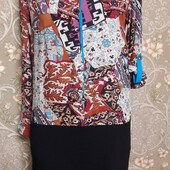 Розпродаж Цікава комбінована сукня