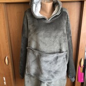 Меховушка, плюшева туника, кофта, худи, 2-3XL. в ідеалі