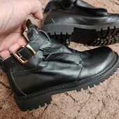 Кожаные осенние ботинки 37 размер.отличное сосотояние