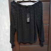 Розпродаж!!! Брендовая новая красивая блуза р.36евро(10-12).