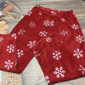 Плюшевые пижамные штаны размер ХЛ