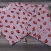 Яркая женская трикотажная пижама отличного качества