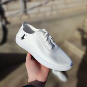 Белые кеды р 38-24 см