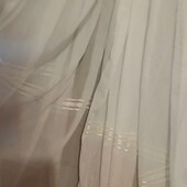 Шикарнейшая тюль королевский бамбук 6м с светло-розовой юбочкой