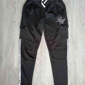 Beck & Hersay стильные теплые штаны джоггеры/карго внутри начес размер S M