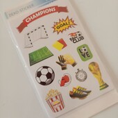 Яскраві наклейки 10 вкладишів. Декоративні стікери. 0118