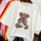 Футболка принт Ведмедик) , розмір 2xl, 100%коттон