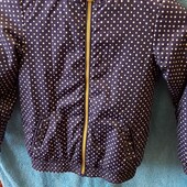 тепла вітрівка на флісе 6 - 7 років зріст 116 - 122