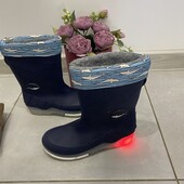 ✨Гумові чоботи. Утеплювач виймається. Є підсвітка підошви