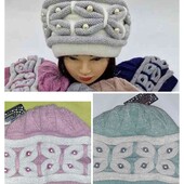 Шикарная теплая объемная двойная шапка, 70% ангора