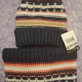 стильный набор: шапка и снуд