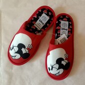 Тапочки кімнатні дитячі disney 39 мінні маус червоні. тапочки домашние 9324
