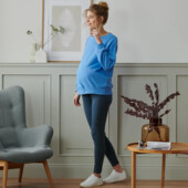 ♕ Якісні легінси для вагітних з натуральною бавовною Tchibo (Німеччина), рр .: 50-54 (44/46 євро)