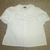 Белоснежная блузочка от Little Kids в отличном состоянии