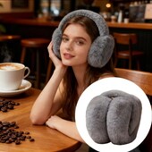 Навушники зимові хутряні One Size Сірий