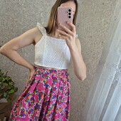 Шорти - спідничка + топ з прошви❤️