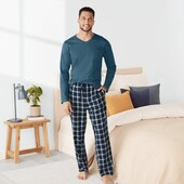 Чоловіча піжама з фланелевими штанами Livergy М 48/50