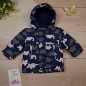 Дитяча тепла демісезонна курточка 3-6 міс primark осіння весняна демі куртка для хлопчика
