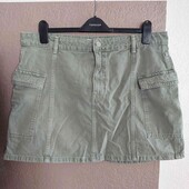 Джинсова спідниця розмір 18