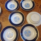 Тарілки сср кобальт позолота Набір