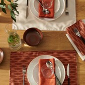 ♕Лот 6 шт♕ Красиві ткані серветки для сервірування столу від Tchibo (Німеччина)