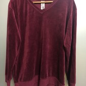Свитшот велюровый как