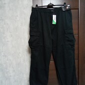 Новые брендовые коттоновые брюки-карго р.16-18.