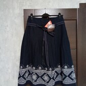 Розпродаж!!! Брендовая новая красивая юбка из натуральных материалов р.10-12.