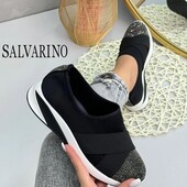 Кросівки чорні стрази