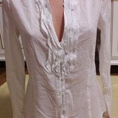 Розпродаж! Ніжна біла сорочка