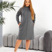 Тепла сукня р.54-64