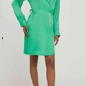 гарненька атласна нарядна сукня L-хl