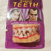 Багаторазові ікла вампіра для дітей Makeup teeth, зуби Дракули на вибір 0104