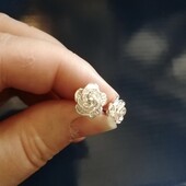 Оригинальные сережки, стерлинговое серебро 925 пробы