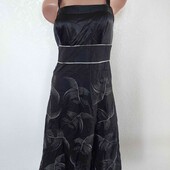 Плаття льон+шовк+віскоза розмір 10