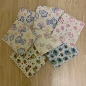 Дитячі пелюшки, 7шт. байкові.
