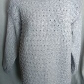 Handmade Интересный свитер,удлиненный