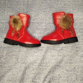 Дитячі шкіряні чобітки .