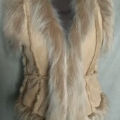 Watcher Светлая жилетка,внутри мех