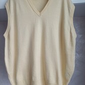 James Meade Lim плюс сайз вовняний жилет у вершковому кольорі хл