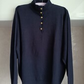 Mac Elton темно синий светр з вовни