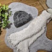 Красива, об'ємна шапуля + пухнастий шарфик ❄️